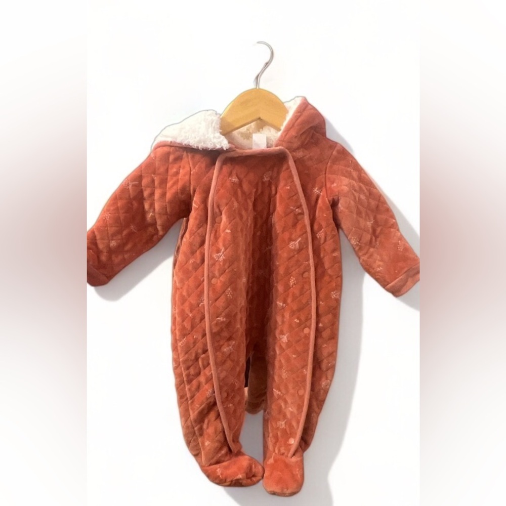 The Nordstrom baby bunting pink desert Dottie for baby girls NWT